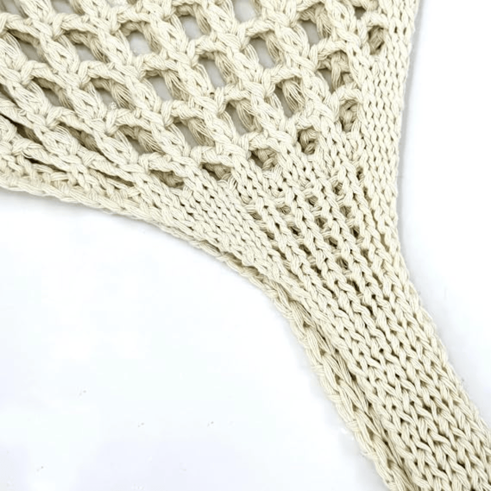 Artisan Handwoven Mesh Beach Tote – Lightweight & Foldable Shoulder Bag for Summer Travel