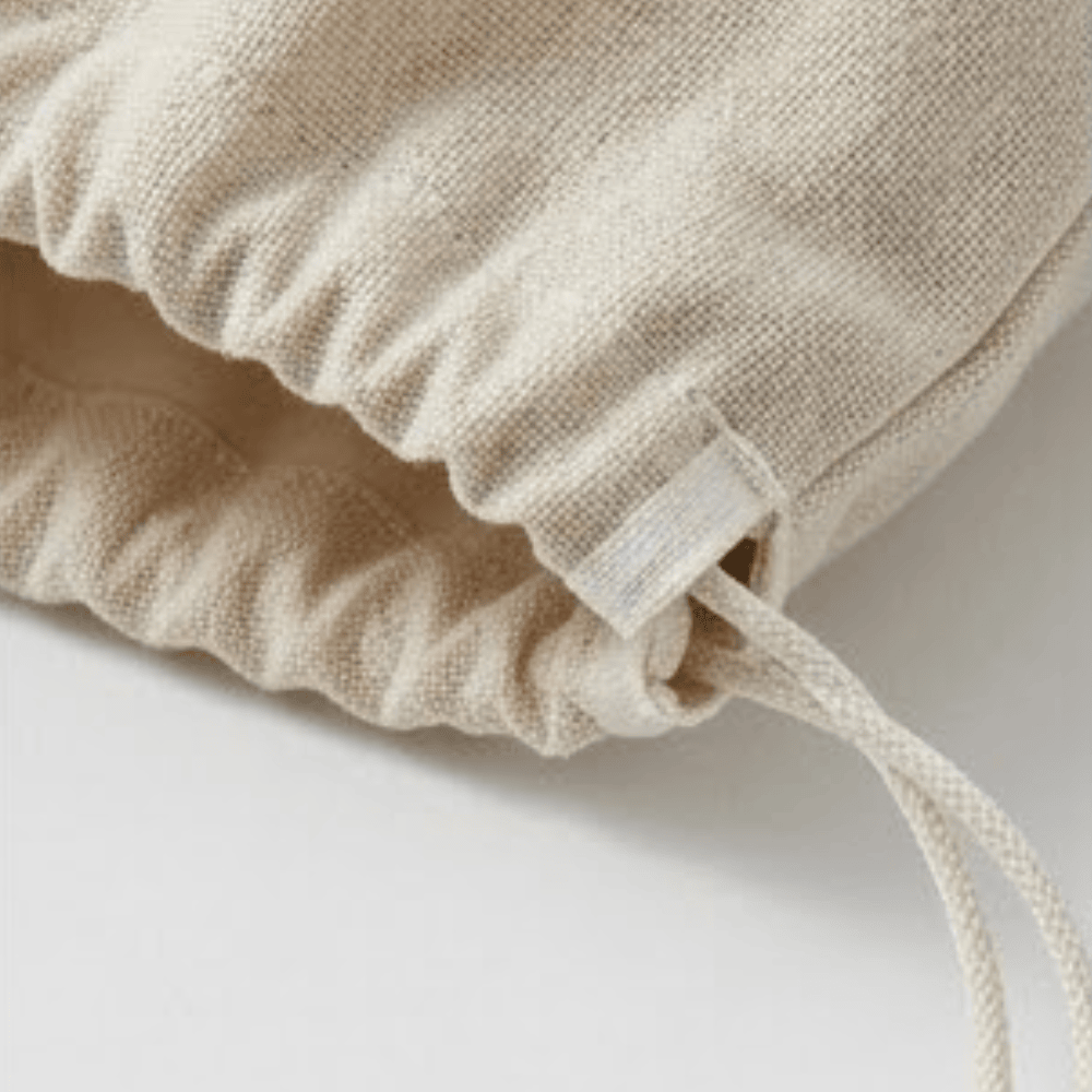 Woven Cord Shoulder Bag – Stylish Boho Shoulder Purse with Drawstring Lining